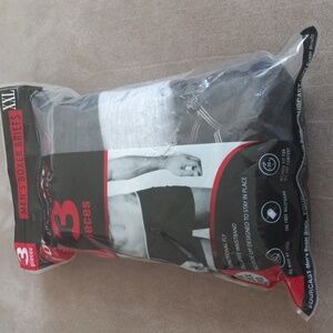 COPY - boxer briefs plus size 3 pack tag-free no ride up leg comfy cotton blend…